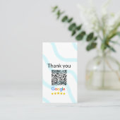 シンプルq rコーミニマルド追加ロゴスキャンコード名we 名刺 (スタンド正面)