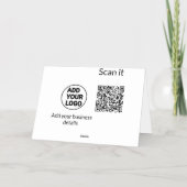 シンプルq rコーミニマルド追加ロゴスキャンコード名we 箔シーズンカード (裏面)