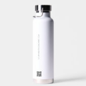 シンプルQRコーカスタムドウェブサイトプロモーション ウォーターボトル (右面)