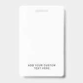 シンプルQRコーカスタムドビジネスロゴLanyardカード バッジ (裏面)