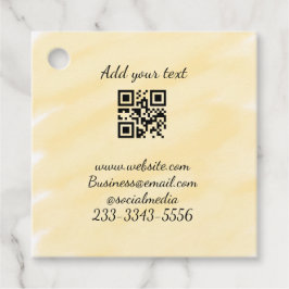 シンプルQRコーカスタムド名の追加文字クラシック フェイバータグ