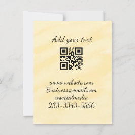 シンプルQRコーカスタムド名の追加文字クラシック ポストカード