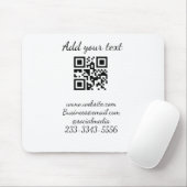 シンプルQRコーカスタムド名の追加文字クラシック マウスパッド (マウス)