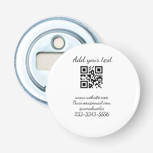 シンプルQRコーカスタムド名の追加文字クラシック 栓抜き