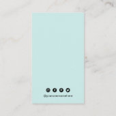 シンプルQRコードモダン 名刺 (裏面)