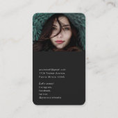 シンプルQRコーモダンド写真家ネットワーク 名刺 (裏面)