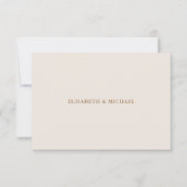 シンプルQRコーモダンド結婚の 出欠カード (裏面)