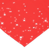 シンプルREDまたはYour Colorの雪と星 ショートテーブルランナー (コーナー)