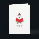 シンプルSanta (5" x 7")、標準の白い封筒。株式会社 シーズンカード<br><div class="desc">このシンプルスケッチのサンタはミニマルな人に最適だ。</div>