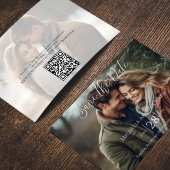 シンプルSave the Date写真テンプレート セーブザデート