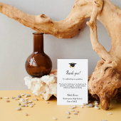 シンプルScriptの卒業感謝していメッセージ サンキューカード