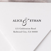 シンプルScriptアンパサンド結婚の差出人住所