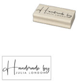 シンプルScriptカスタム独自の"Handmade by"を作成 ラバースタンプ (押印)