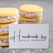 シンプルScriptカスタム独自の"Handmade by"を作成 ラバースタンプ