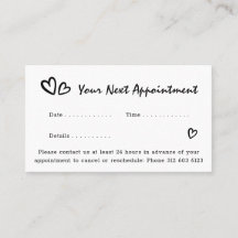 シンプルScriptハートロモダンゴBlack Business