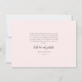 シンプルScriptベビー3フォト誕生Stat サンキューカード (裏面)