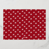 シンプルScriptメリークリスマスフォト 箔シーズンカード (裏面)