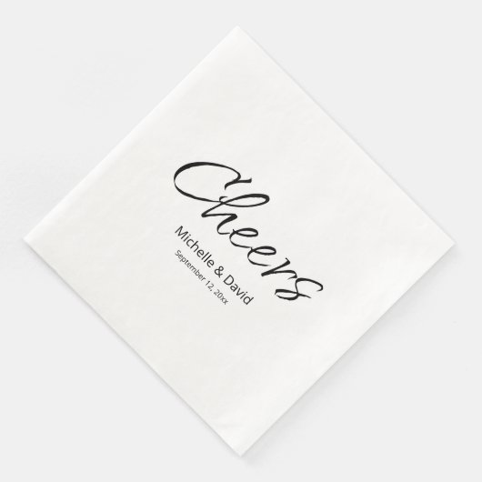 シンプルScriptモダン カジュアル Wedding Reception (コーナー)