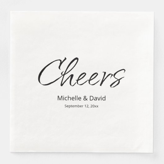 シンプルScriptモダン カジュアル Wedding Reception (正面)