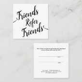 シンプルScript書道お客様の紹介 紹介カード (正面/裏面)