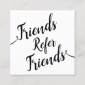 シンプルScript書道お客様の紹介 紹介カード (正面)