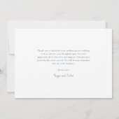 シンプルScript 3フォト結婚ズ 招待状 (裏面)