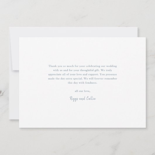 シンプルScript 3フォト結婚ズ 招待状 (裏面)