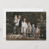 シンプルScript 3写真新年 シーズンカード (正面)