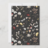 シンプルScript Boho Archクリスマス シーズンカード (裏面)