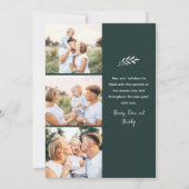 シンプルScript Eraメリー Photo Chrimas シーズンカード (裏面)