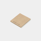 シンプルScript Kraft素朴紙 ポストイット (アングル)