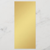 シンプルScript Let's Black食べ & 金ゴールド結婚 s メニュー (裏面)