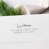 シンプルScript Minimalist差出人住所 セルフインキングスタンプ