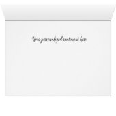 シンプルScript Monogramノートカード – ブルーウォーター (内部横(下))