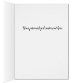 シンプルScript Monogramノートカード – Awaken (内側 (右))