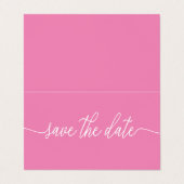 シンプルScript Photo日付カードの保存 名刺 (外部フラット)