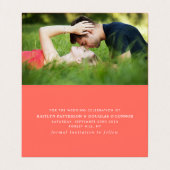 シンプルScript Photo日付カードの保存 名刺 (内部フラット)