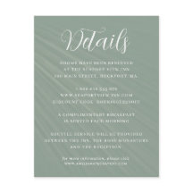 シンプルScript Sage Greenの結婚詳細