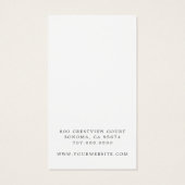 シンプルScript Signature Earring Display Card (裏面)