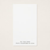シンプルScript Signature Earring Display Card (裏面)