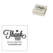シンプルScript Thank You, カスタムBusiness ラバースタンプ (押印)