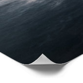 シンプルSeascape写真 ポスター (角)