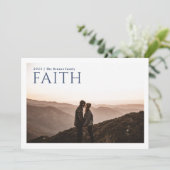 シンプルSERIF FAITH BLUE Water Color Back シーズンカード (スタンド正面)