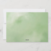 シンプルSERIF HOPE GREEN Water Color Back シーズンカード (裏面)