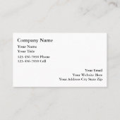 シンプルShark名刺 名刺 (裏面)