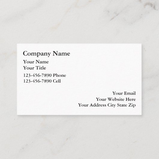 シンプルShark名刺 名刺 (裏面)