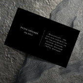 シンプルSocial Media Companyのロゴ（白黒） 名刺