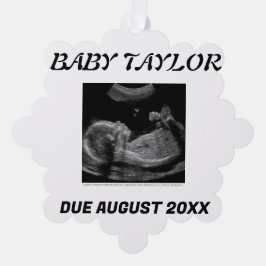 シンプルSWEET:ベビー オーナメントカード