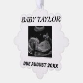 シンプルSWEET:ベビー オーナメントカード (左)