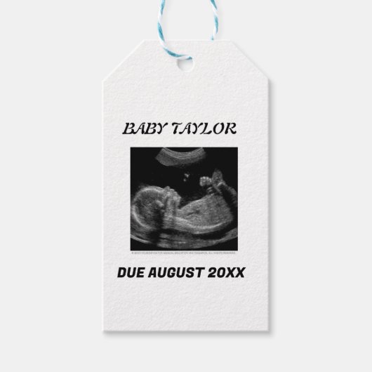 シンプルSWEET:ベビー ギフトタグ (正面)